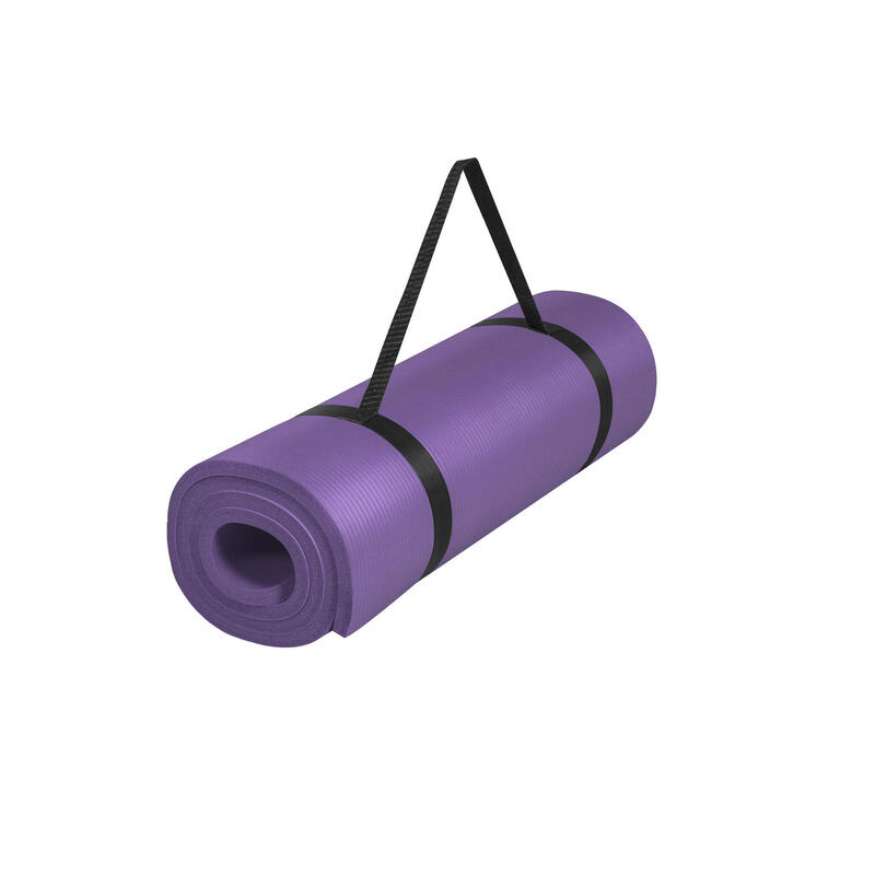 Esterilla Yoga Pilates Gorilla Sports Púrpura  190cm x 60cm x1,5Cm