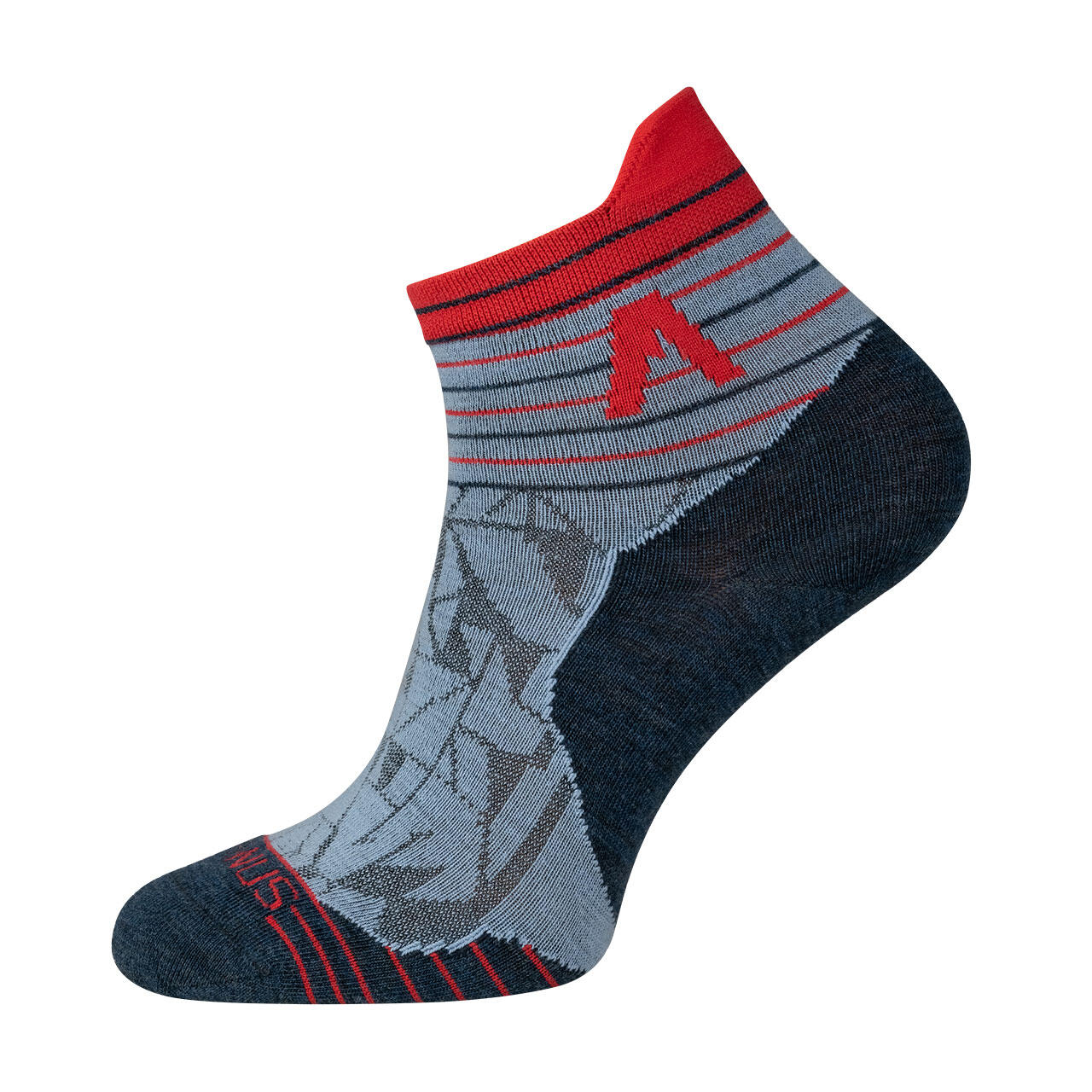 Alpinus - Chaussettes En Merino Alpinus Kuldiga - Bas - Chaussettes - Bleu|rouge - Decathlon