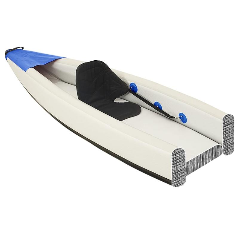 Kayak insuflável 375x72x31 cm poliéster azul