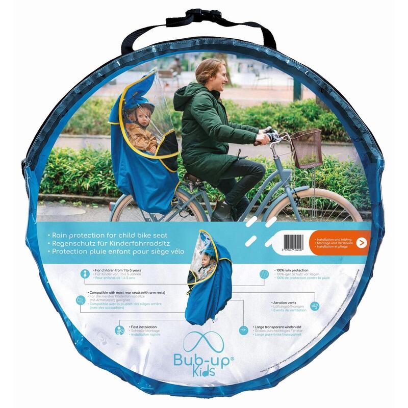 Kinderregenbescherming voor babyzitjes ter vervanging van poncho's en regencapes