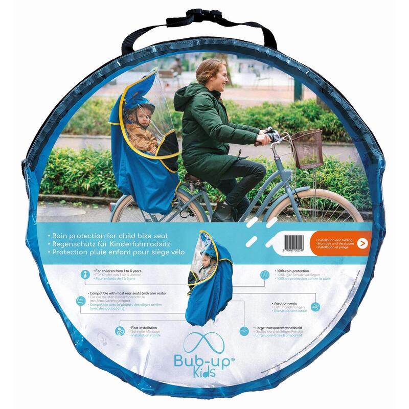 La protection pluie enfant vélo qui remplace le vêtement de pluie (poncho, cape)