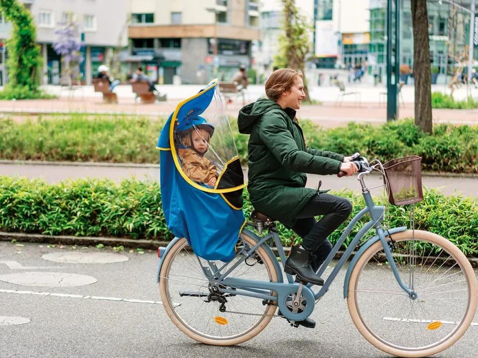 Kinderregenbescherming voor babyzitjes ter vervanging van poncho's en regencapes 2/7