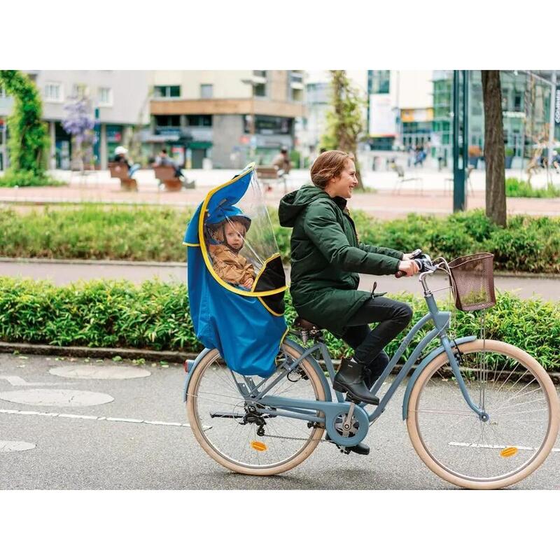 Dziecięca ochrona przeciwdeszczowa do fotelików rowerowych, zastępująca poncho