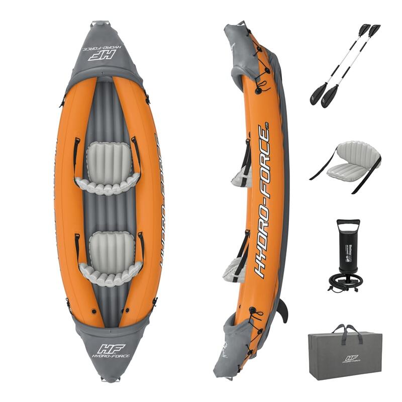 Conjunto kayak insuflável Hydro-Force Rapid x2