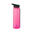 Waterfles met rietje roze transparant 900 ml (+/- 1 liter)