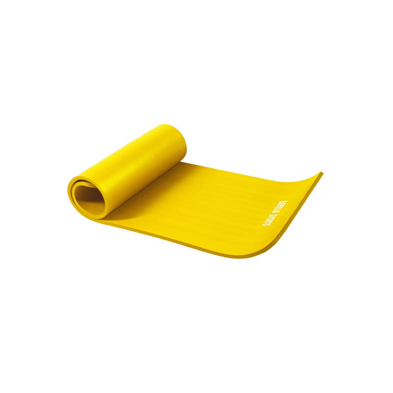 Esterilla Yoga Pilates Gorilla Sports  Amarillo 190cm x 60cm x1,5Cm