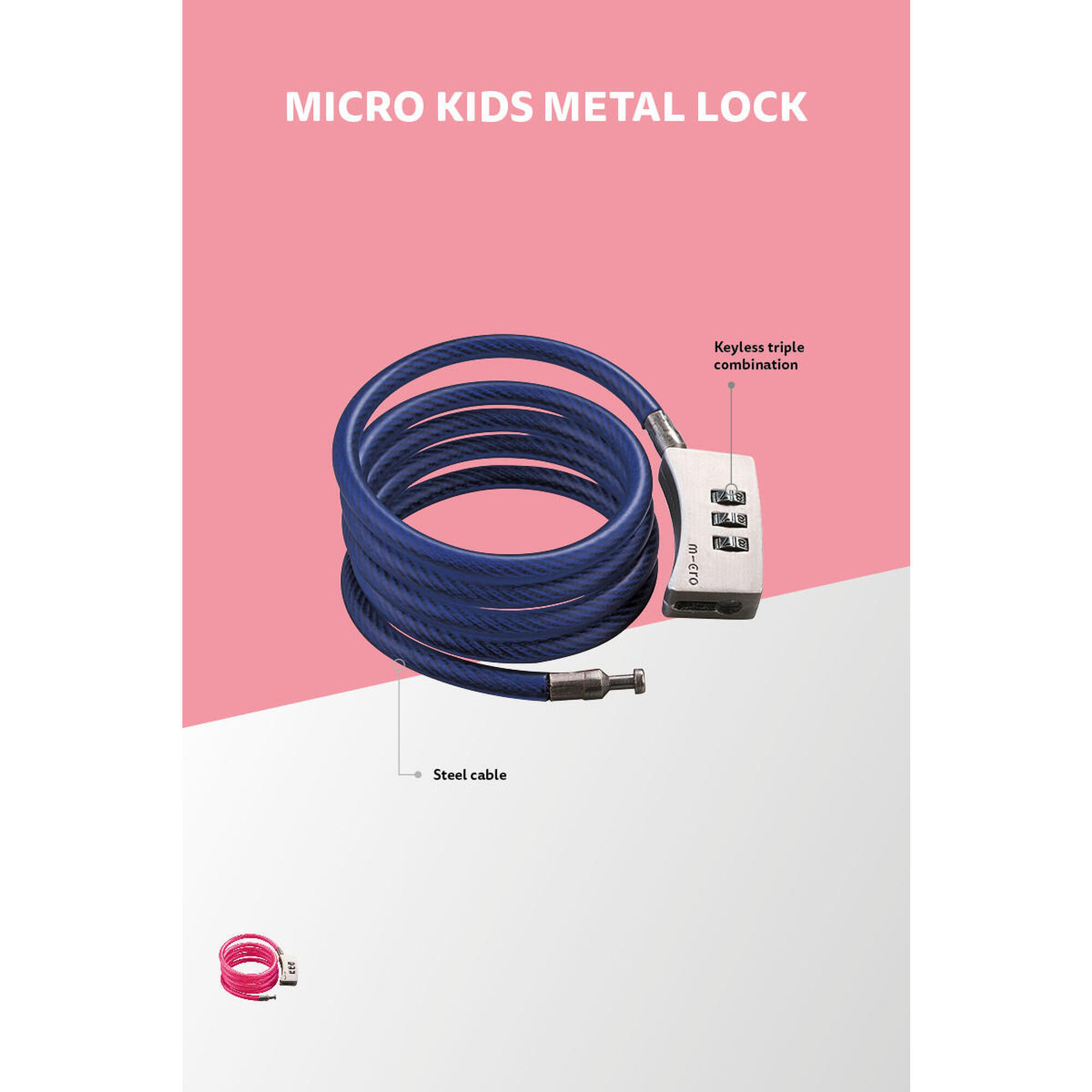 Zapięcie-lock MICRO różowy