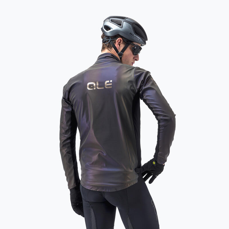 Chaqueta para bicicletas para hombres Alé Giubbino Iridiscente Reflectante