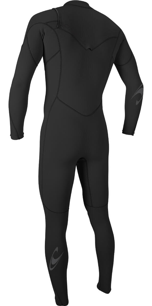 Combinaison Surf  3/2mm Noir  Zip poitrine  - Homme 2/2