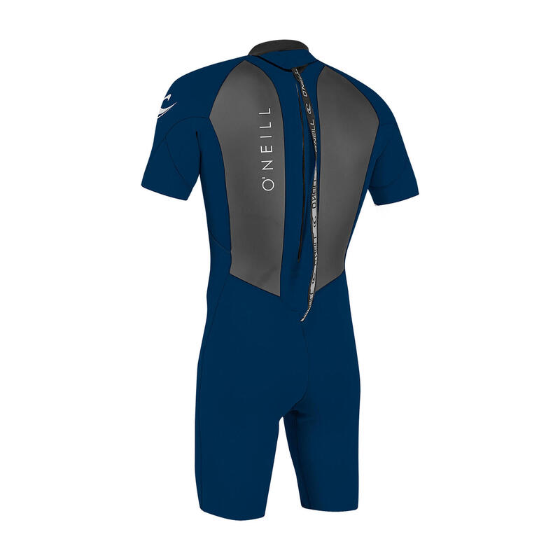 O'Neill Hommes Reactor II 2mm Back Zip Shorty Combinaison Néoprène - Abyss