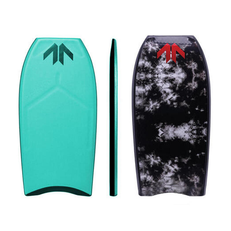 bodyboard found boards mr crooked pp turquoise/tie-dye 41