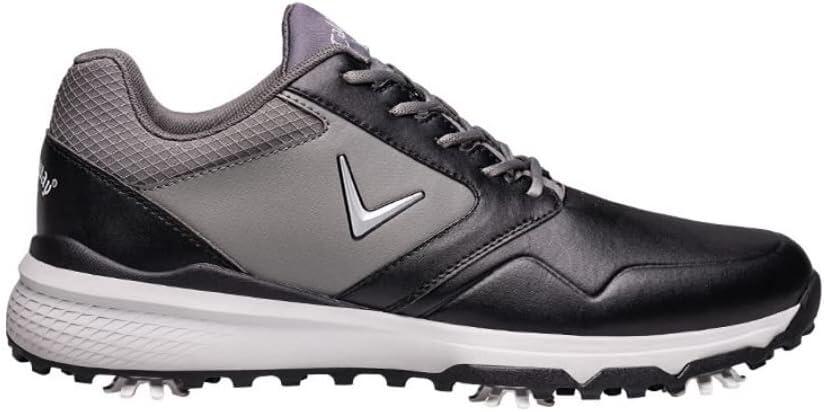 Callaway 2022 Mens CHEV LS Golf Shoes BLACK/GREY 4/7