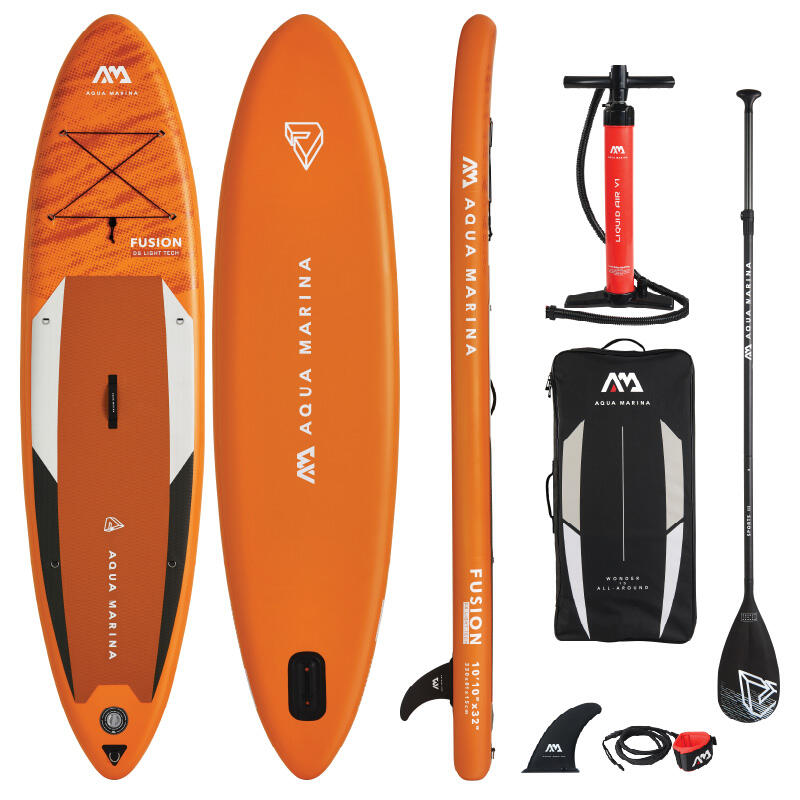 Stand Up Paddle Gonflable - Fusion 10'4" - 15cm d'épaisseur - avec pompe,