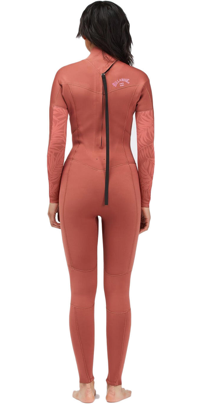 Femmes Synergy 3/2mm Back Zip GBS Combinaison Néoprène - Clay 2/4