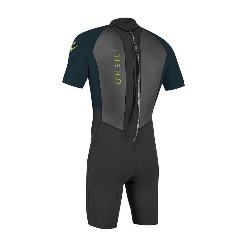 O'Neill Youth Reactor II 2mm Back Zip Shorty Wetsuit / Slate O'NEILL
