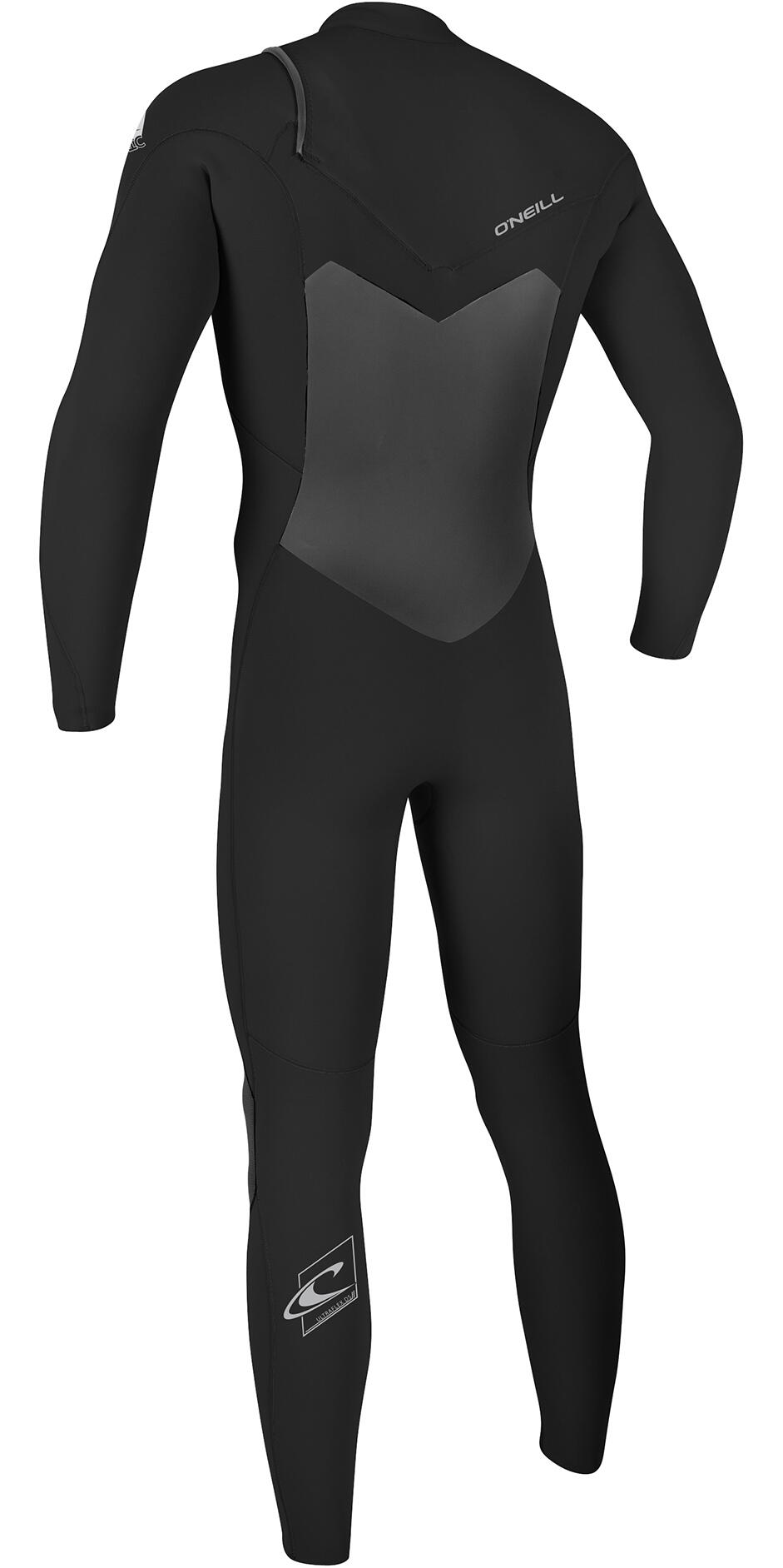 Combinaison Surf  3/2mm Noir  Zip poitrine  - Homme 2/2