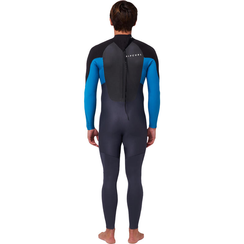 Costum Protecție Apă Surfing Fermoar În Spate Omega 5/3mm Albastru
