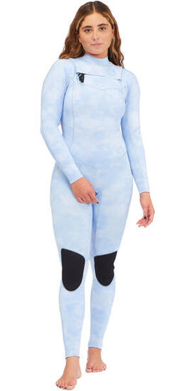Mujer Salty Dayz 5/4mm Chest Zip Neopreno - Wave Wash