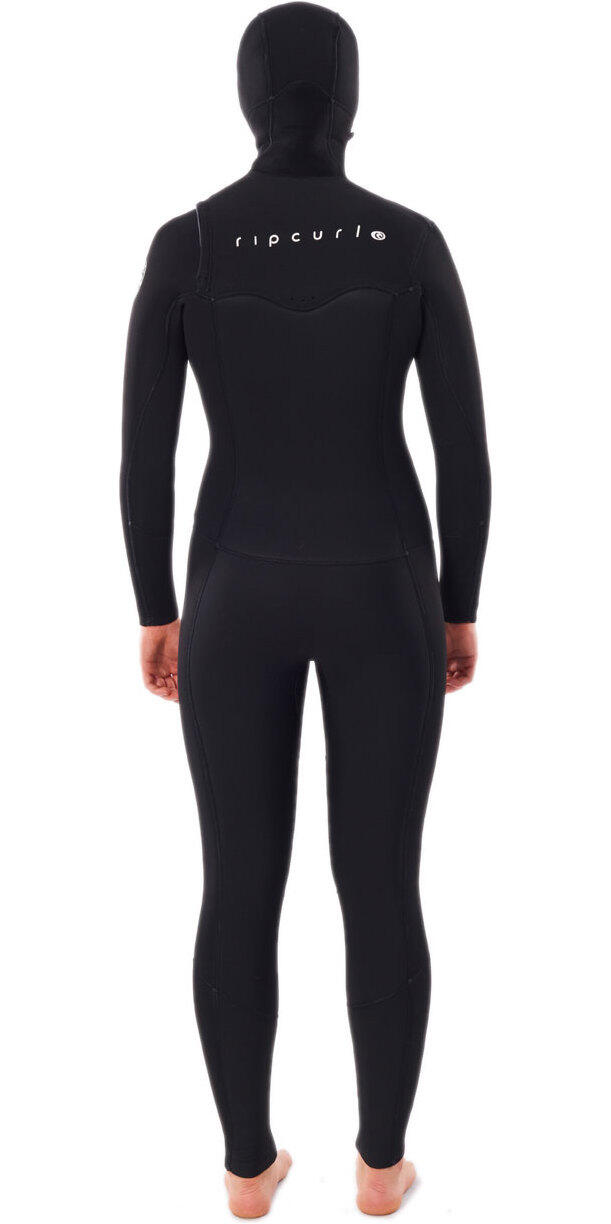 Femmes Dawn Patrol 5/4mm à Capuche Chest Zip Combinaison Néoprène 3/7