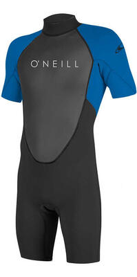 O'Neill Youth Reactor II 2mm Back Zip Shorty Muta - Black / Ocean