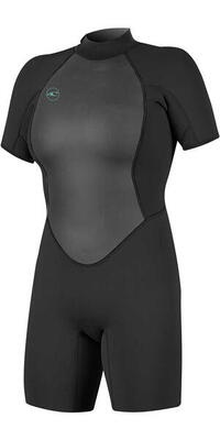 Neoprene Shorty Wms Reactor-2 2mm Back Zip S/S Spring Damen - Schwarz