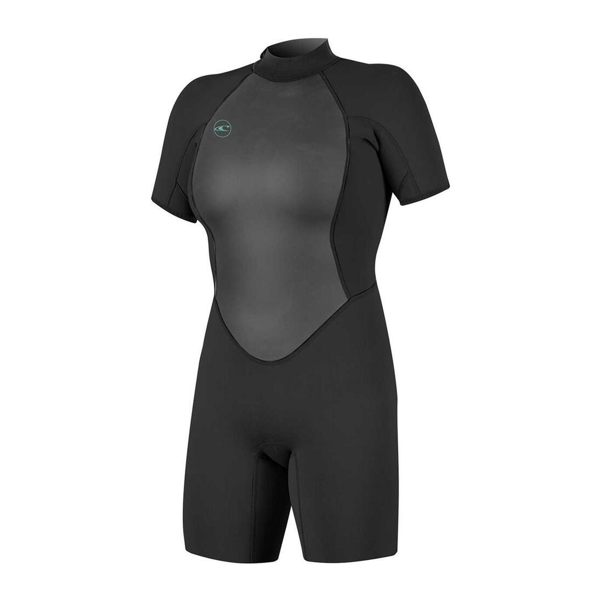 O'Neill - Combinaison De Surf 2mm Shorty - Reactor Ii - Noir - Femme - Shorty De Glisse - Gris|noir - 42 M/l - Decathlon