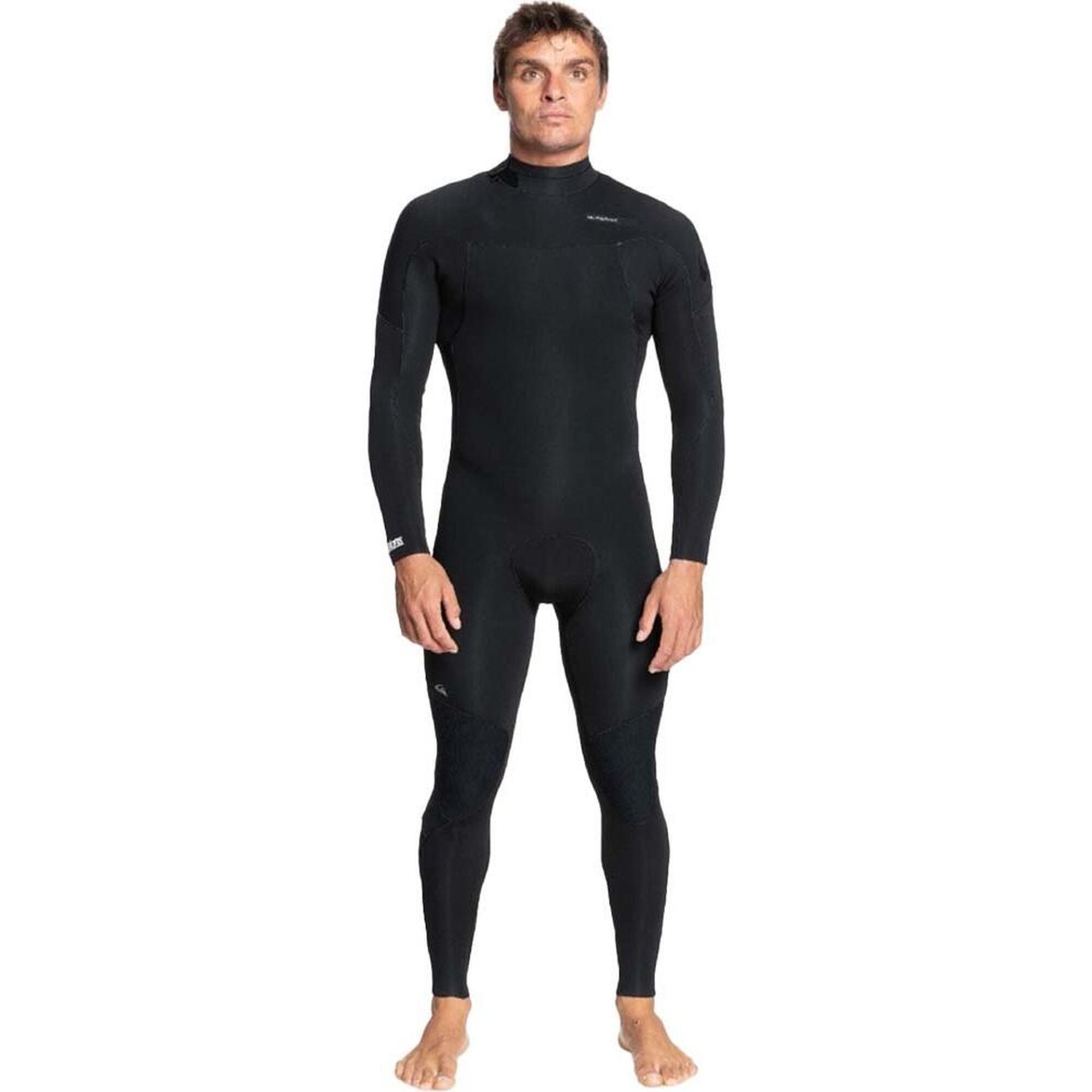 Quiksilver - Combinaison De Surf Everyday Sessions 4/3mm - Zip Au Dos - Noir Hommes - Trifonction - Noir - Decathlon
