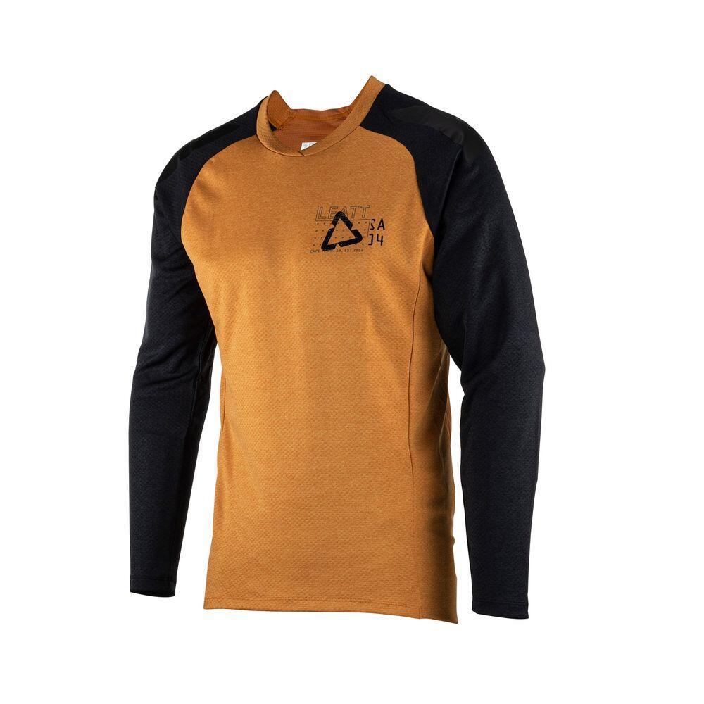 Leatt - Maillot Vtt 5.0 All Mountain Homme Jaune - Maillot Manches Longues - Jaune|noir - Decathlon