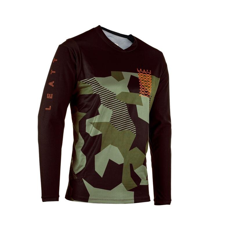 Leatt MTB Gravity 4.0 Camo Kids Long Sleeve Jersey