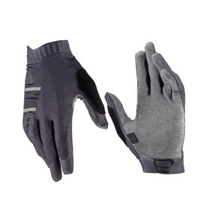 Gants de cyclisme VTT garçon 1.0 GRIPR gris