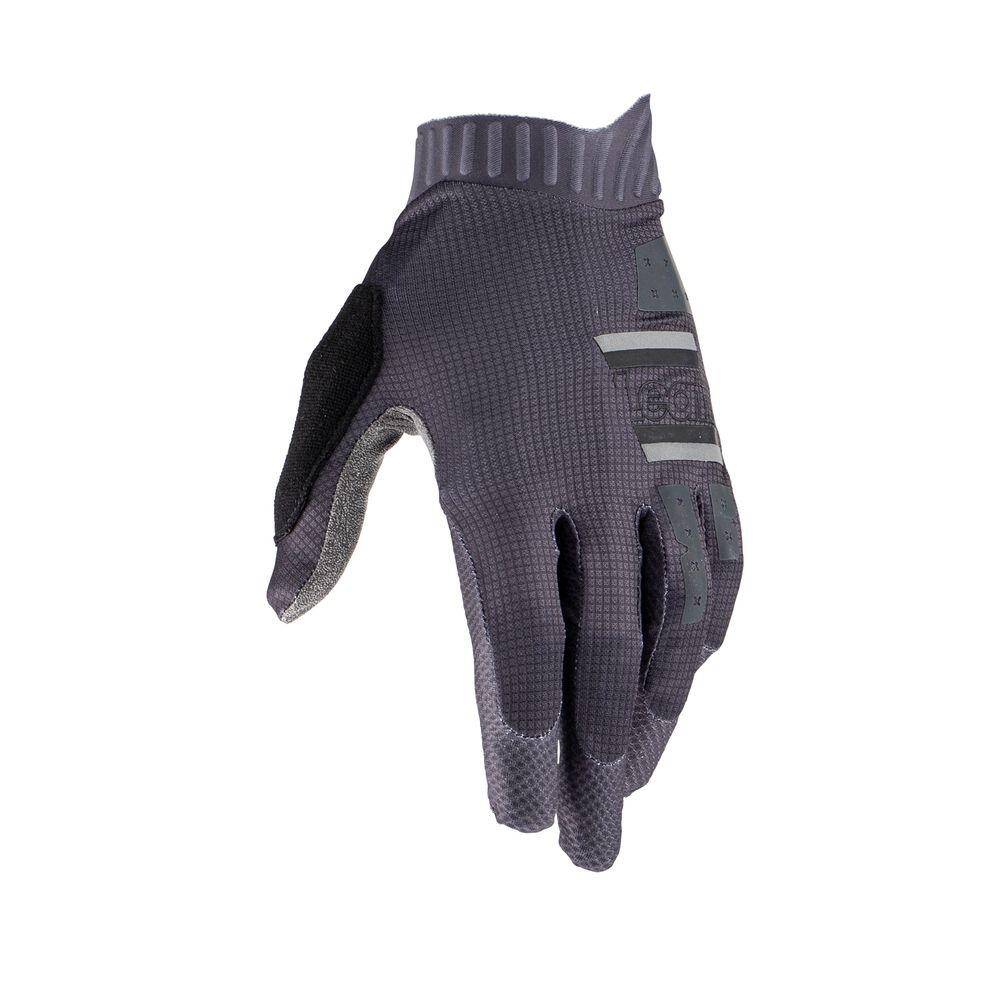 Gants de cyclisme VTT garçon 1.0 GRIPR gris 3/5