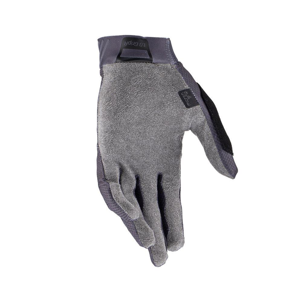 Gants de cyclisme VTT garçon 1.0 GRIPR gris 2/5