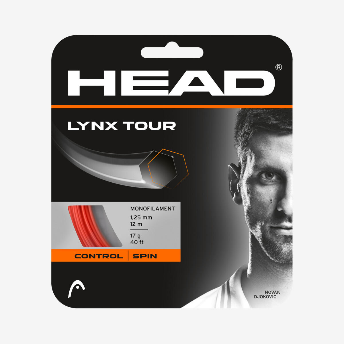 Head - Cordages De Tennis Lynx Tour Head - Cordage Raquette - Orange - Taille Unique - Decathlon