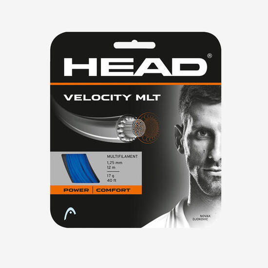 HEAD Velocity MLT cordages de tennis, 17g - 1.25mm