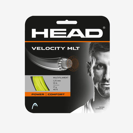 HEAD Velocity MLT cordages de tennis, 17g - 1.25mm