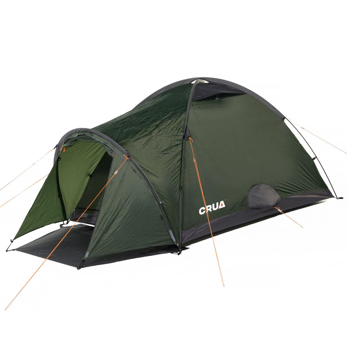CRUA OUTDOORS Duo - leichtes Wanderzelt - 2 Personen - 3 kg - Grün