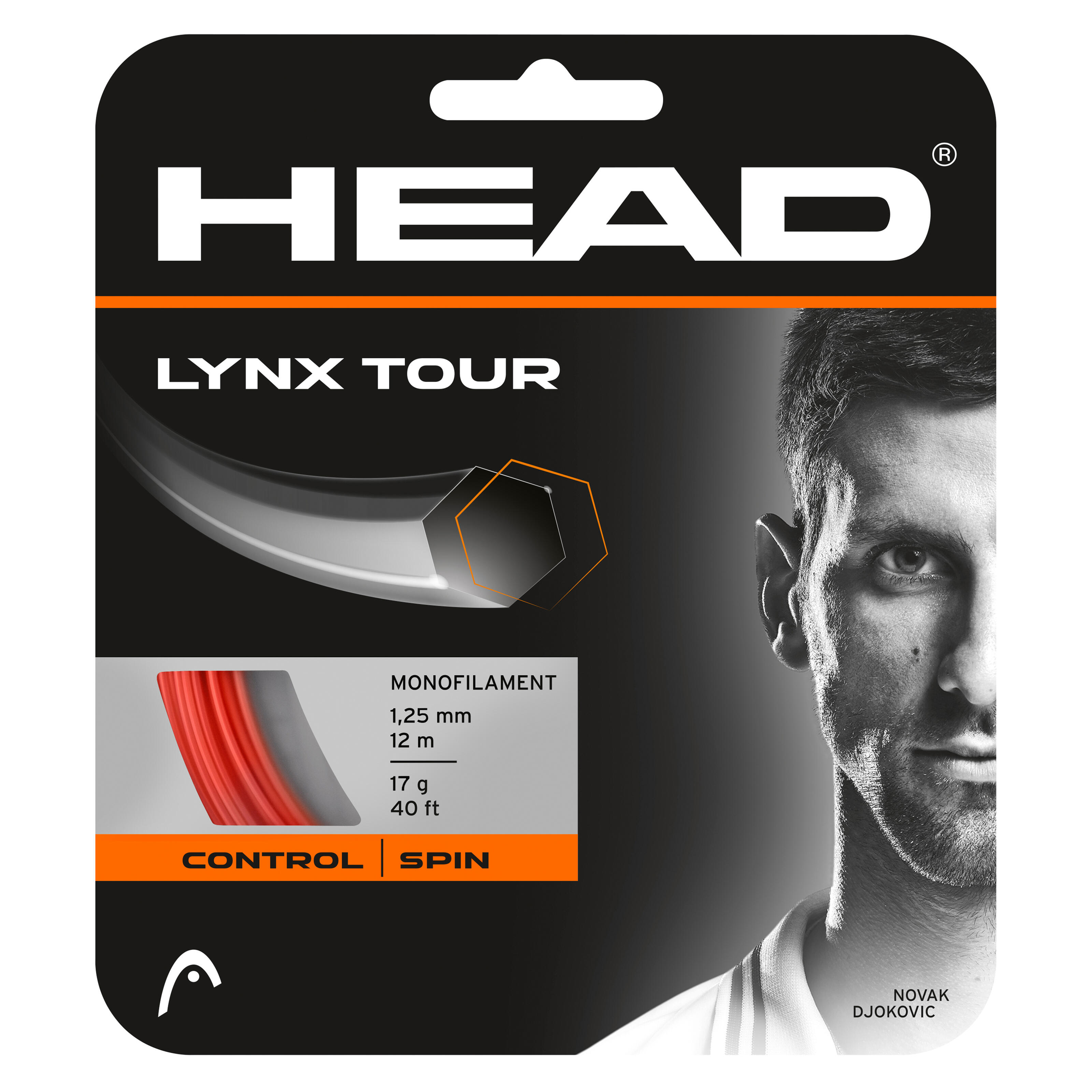 Head - Cordages De Tennis Lynx Tour Head - Cordage Raquette - Noir - Taille Unique - Decathlon