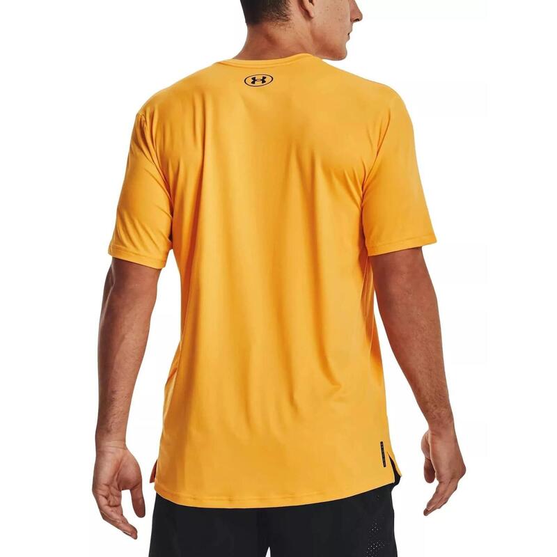 Ua Rush Energy Ss férfi rövid ujjú sport póló - narancssárga