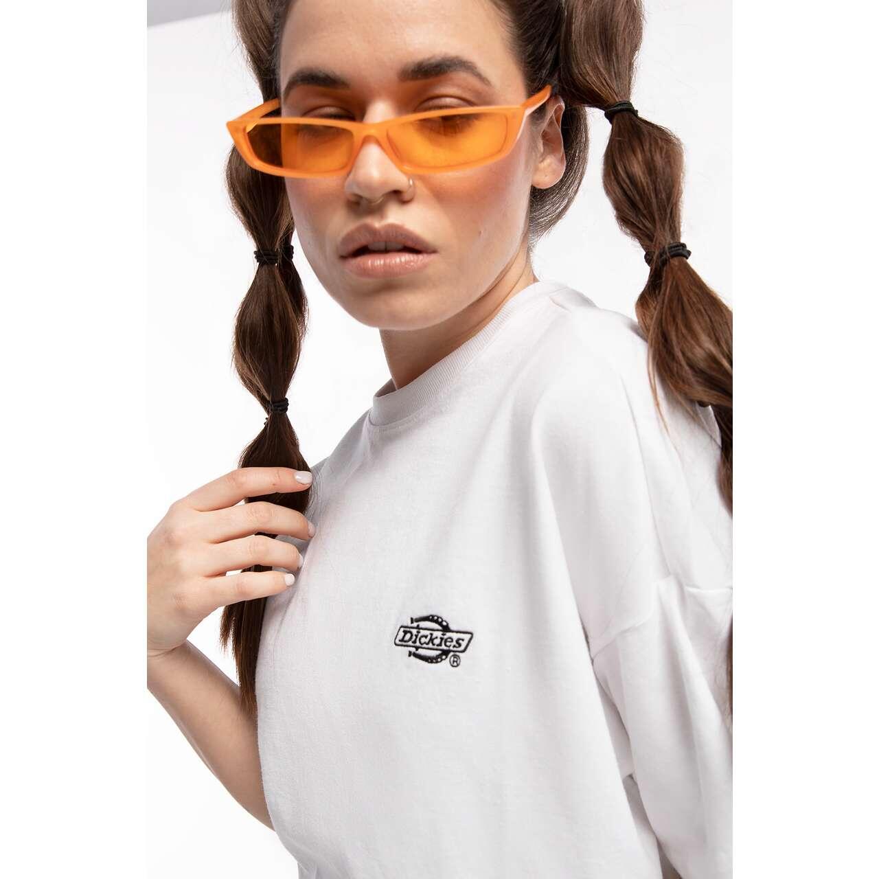 T-shirt pour homme Dickies Summerdale Blanc 3/4