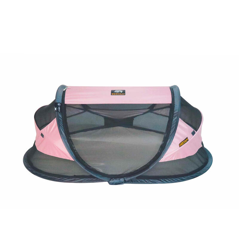Cuna Baby Luxe Camping - Incluye colchón autoinflable - Rosa