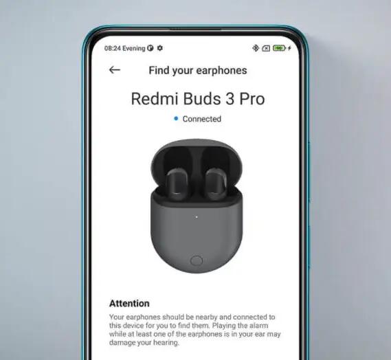 Écouteurs sans fils Multisports - Redmi Buds 3 Pro Gris 7/7