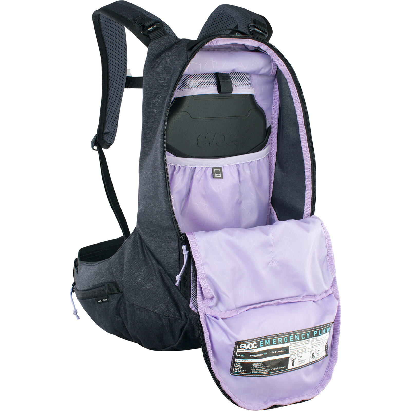 Zaino Evoc Trail Pro SF 12L Grigio Scuro 7/7