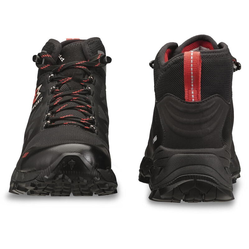 Hikingschuhe Damen 9.81 N Air G 2.0 Mid GTX black-red