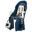 Scaun Copil Cadru Spate Bicicletă Guppy Maxi Blugi/Crem
