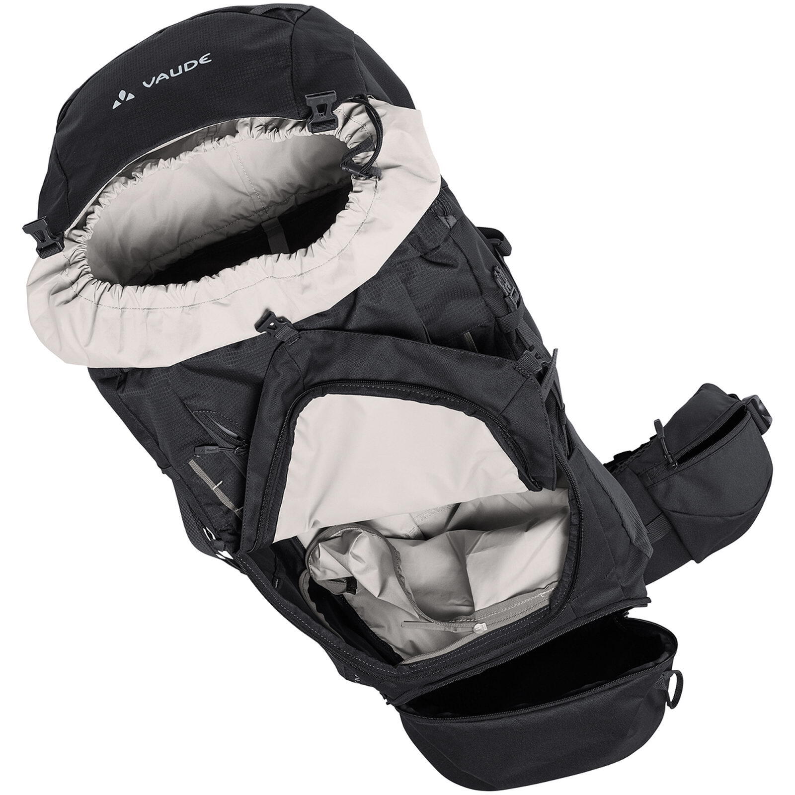 Sac à dos Vaude Asymmetric 52+8 Black 5/5