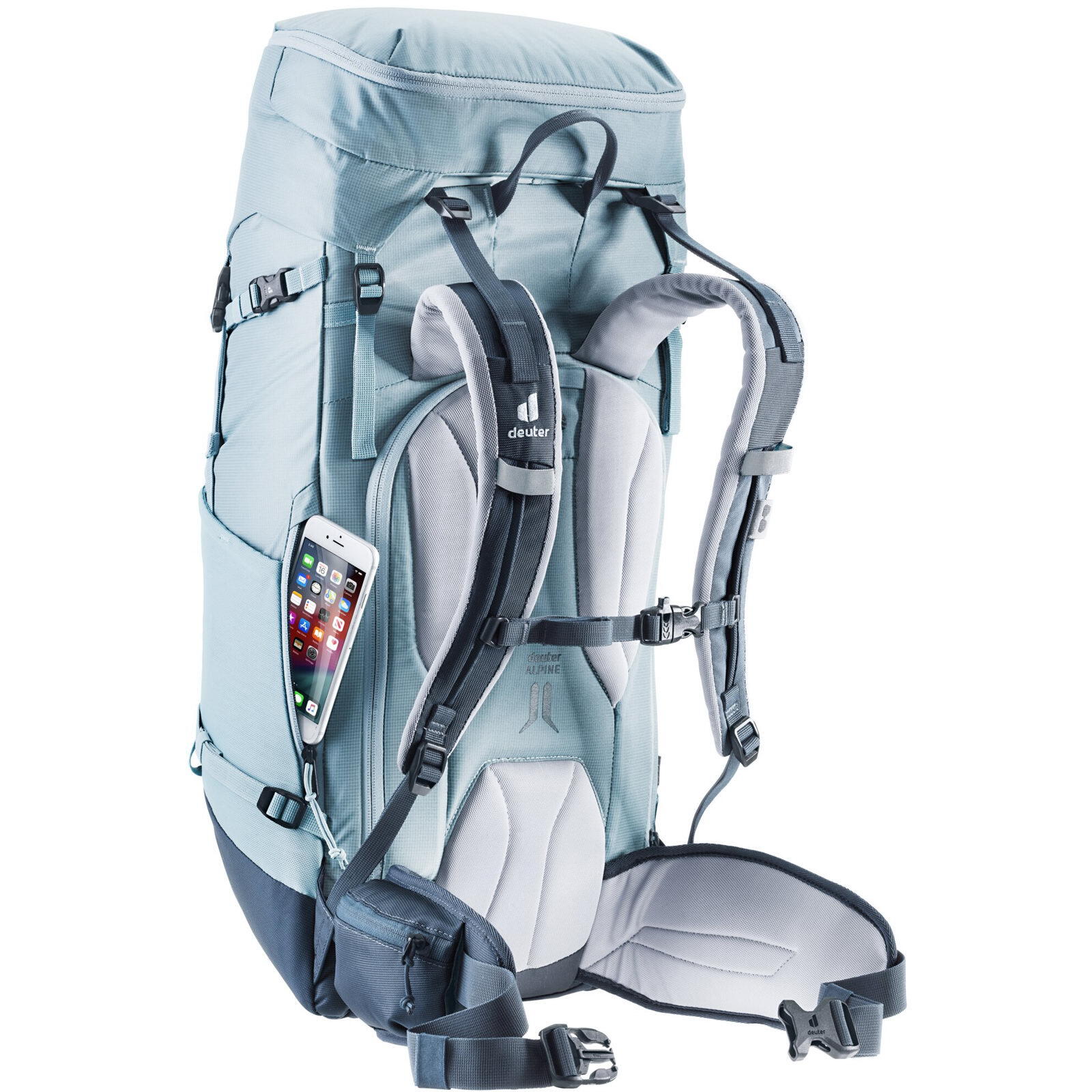 Sac à dos Deuter Rise 32+ SL femme 32 L, dos ventilé, bretelles anatomiques 7/7