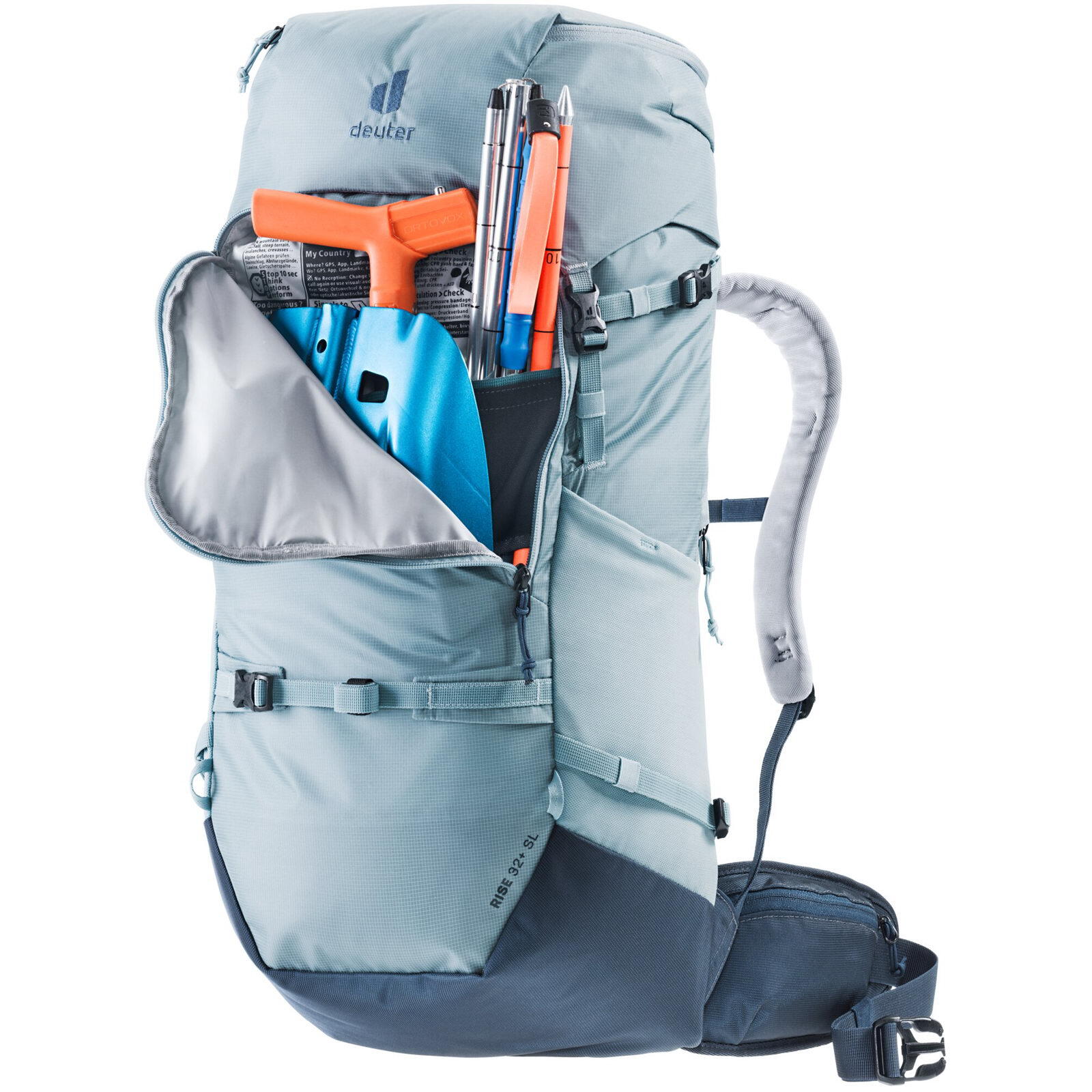 Sac à dos Deuter Rise 32+ SL femme 32 L, dos ventilé, bretelles anatomiques 6/7