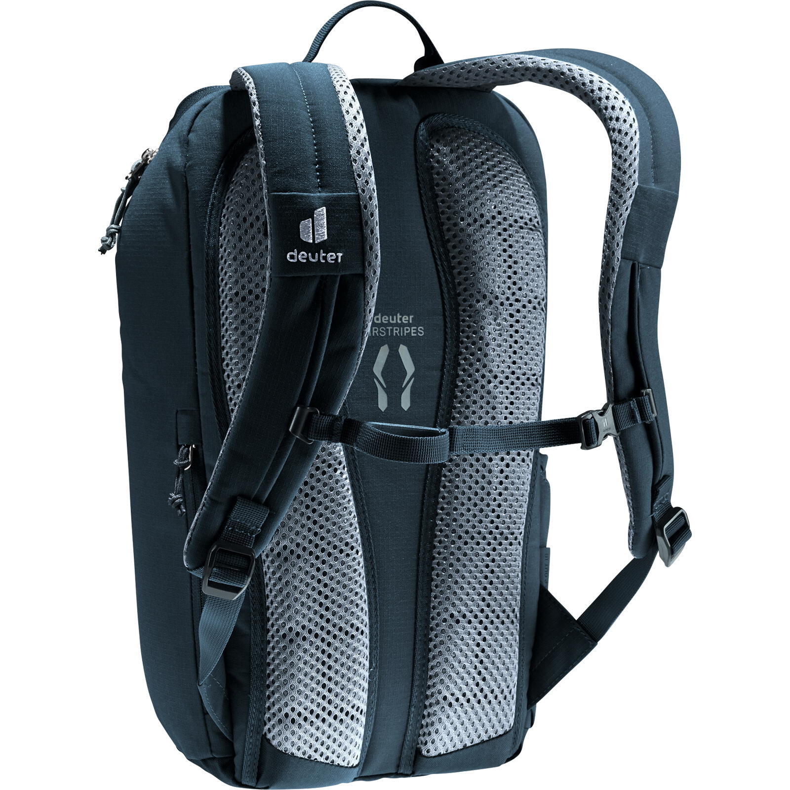 Mochila Deuter Step Out 16 L negra poliéster reciclado Airstripes tablet 4/7