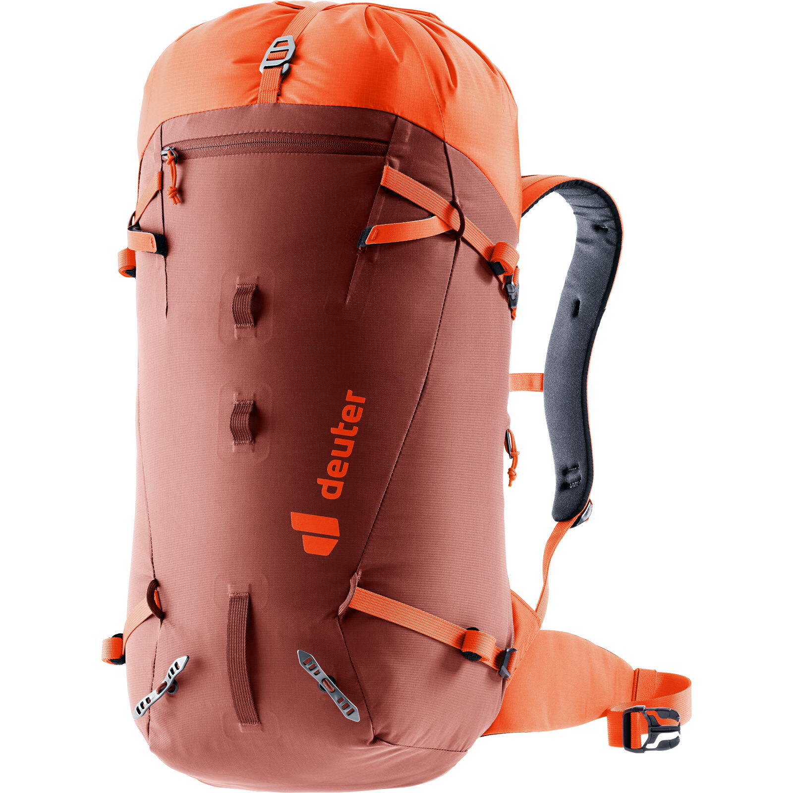 DEUTER Hochtourenrucksack Guide 30 redwood-papaya