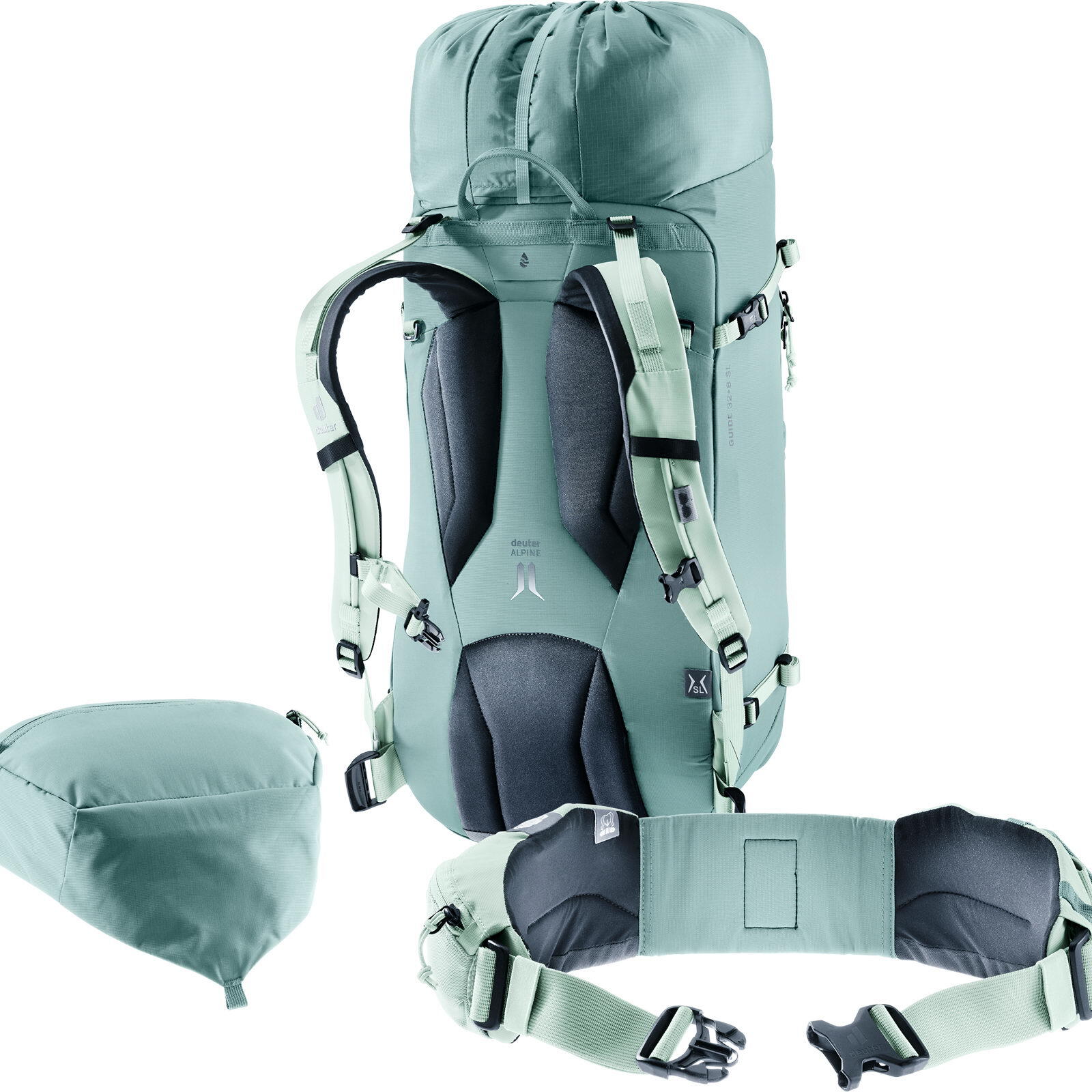 Sac à dos Alpinisme Deuter Guide 32+8 SL femme 32L extensible résistants 7/7